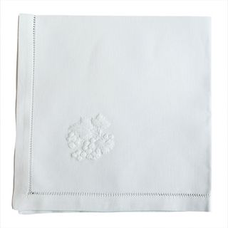 table linen with patterned white