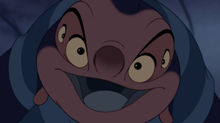Jumba smiling in Lilo & Stitch 2002