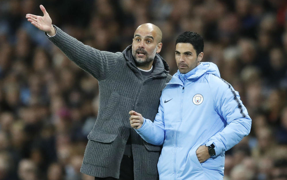 Mikel Arteta Pep Guardiola