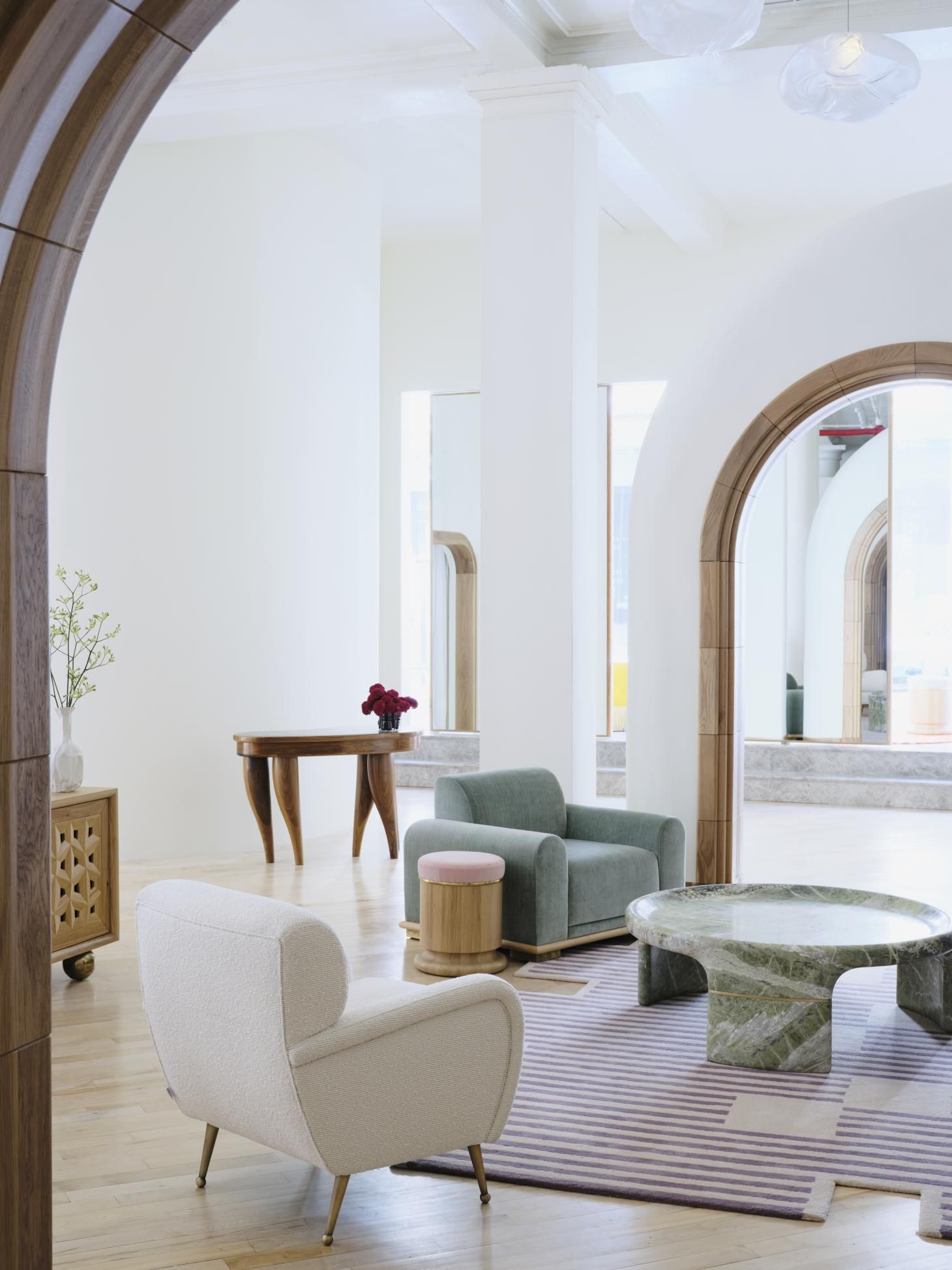 Explore new Orior New York showroom and furniture designs Wallpaper