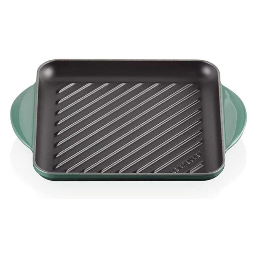 Le Creuset green grill pan