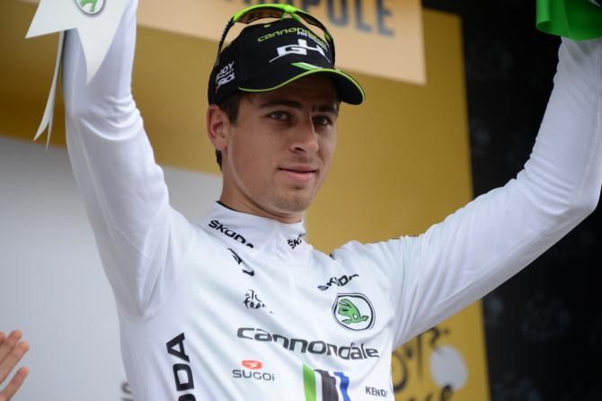 Peter Sagan (Cannondale) adds another white jersey to the collection