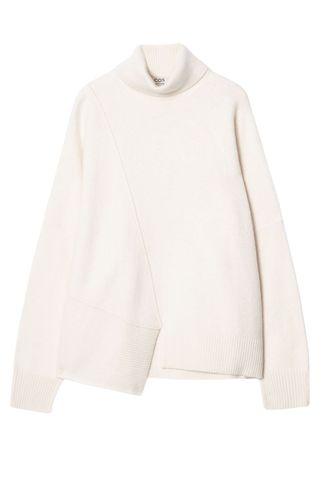 COS Asymmetric Merino Wool Jumper