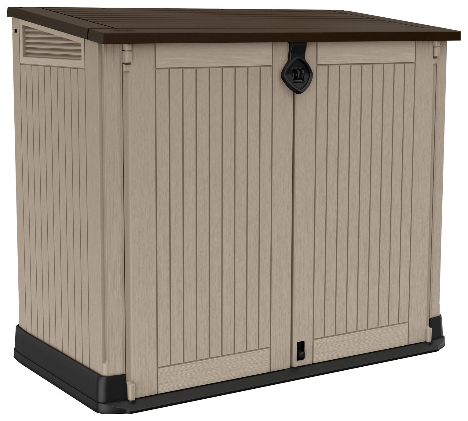 Keter Store It Out Midi 880l Garden Storage Box -Beige/brown