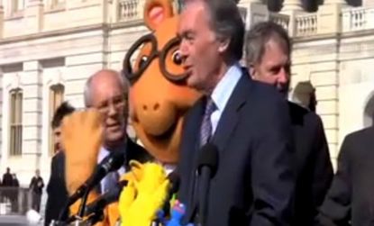 "We can't leave Arthur and all of his pals in the lurch," said Rep. Ed Markey (D-Mass.) in an effort to keep the government funding public broadcasting.