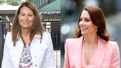 Kate Middleton’s mom Carole and her side-by-side at different occasions
