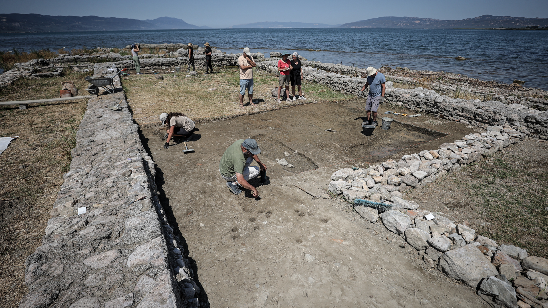 archaeologists excavating in Turkey