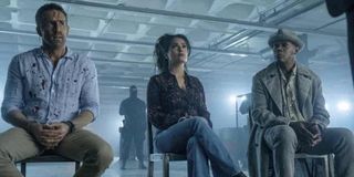 Ryan Reynolds, Salma Hayek and Samuel L. Jackson in The Hitman's Wife's Bodyguard