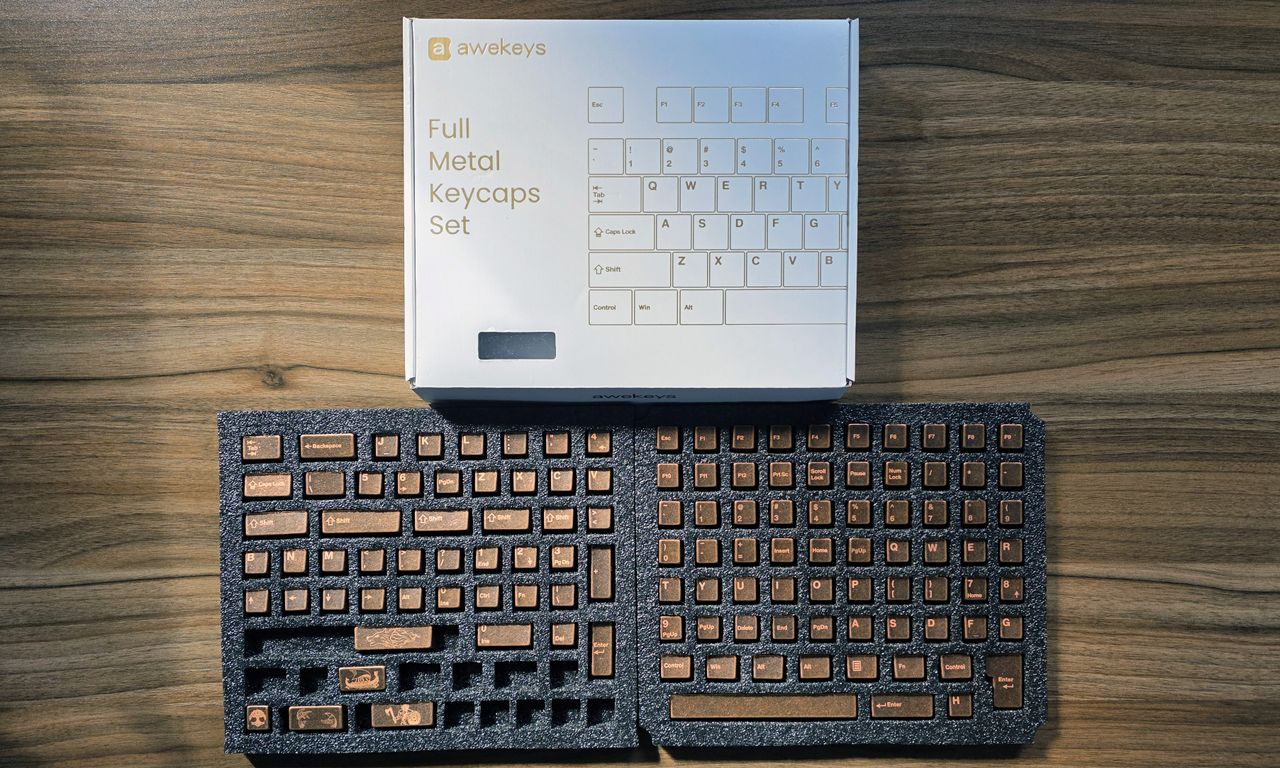 Awekeys Antiques Metal keycaps