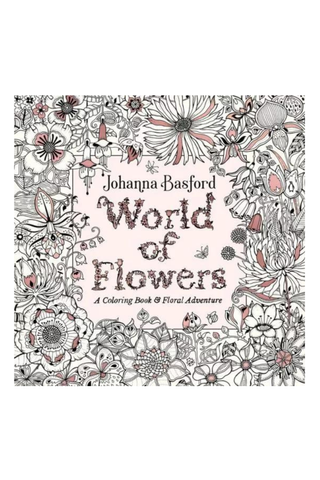 floral coloring book