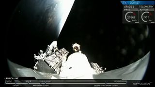 SpaceX PAZ satellite launch