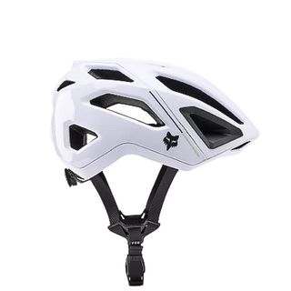 Fox Crossframe Pro helmet in White with Fox logo detail