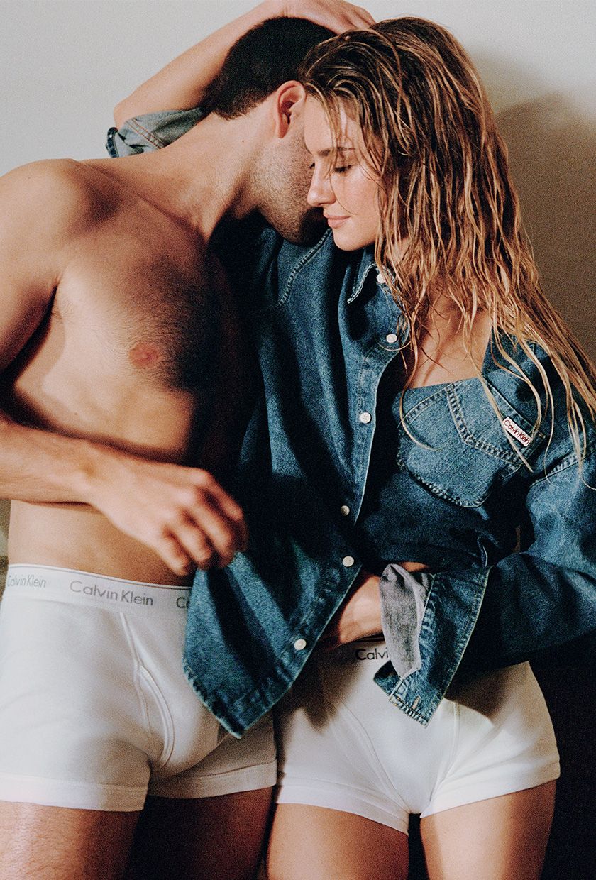 Grace Van Patten and Jackson White For Calvin Klein's Valentine's Day campaign 2026.