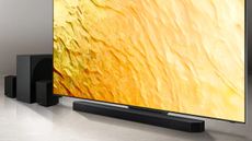 Samsung HW-Q930B soundbar with TV