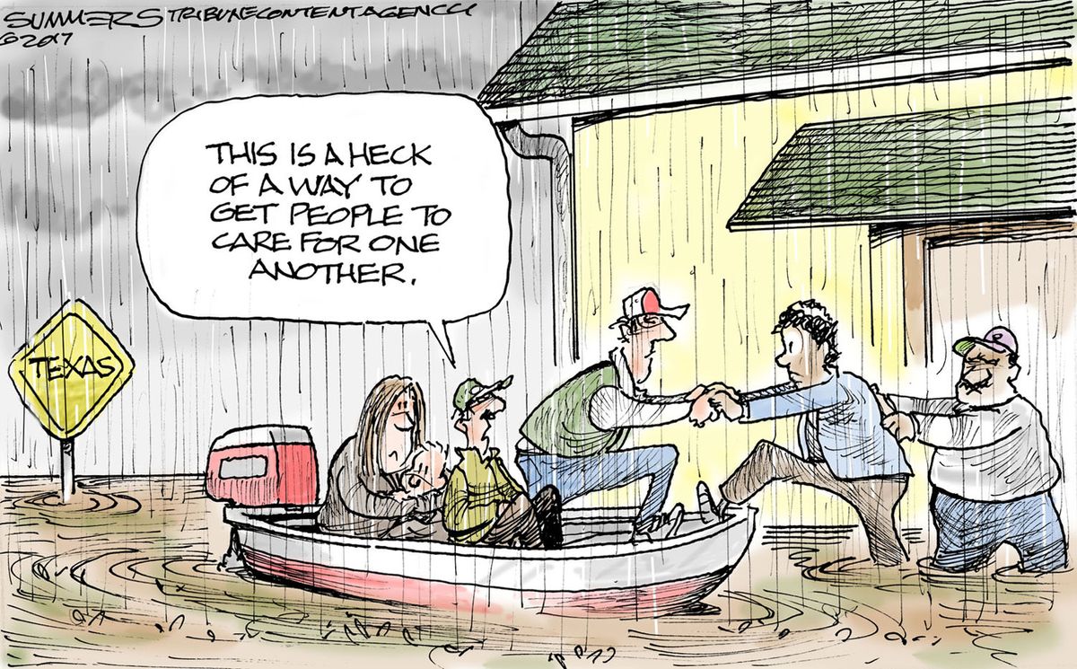 Political cartoons U.S. Hurricane Harvey | The Week