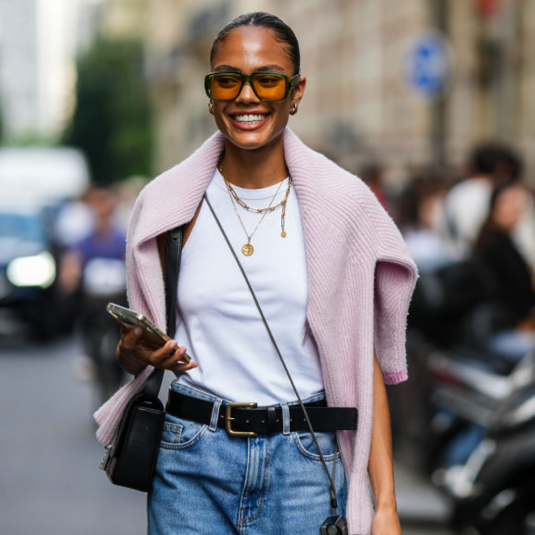 Girl Smiling on the street