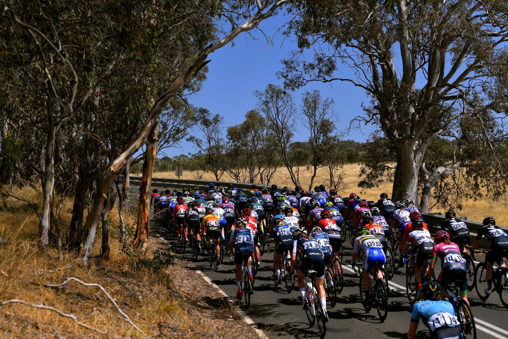 The speed was high on day 2 of the Women's Tour Down Under