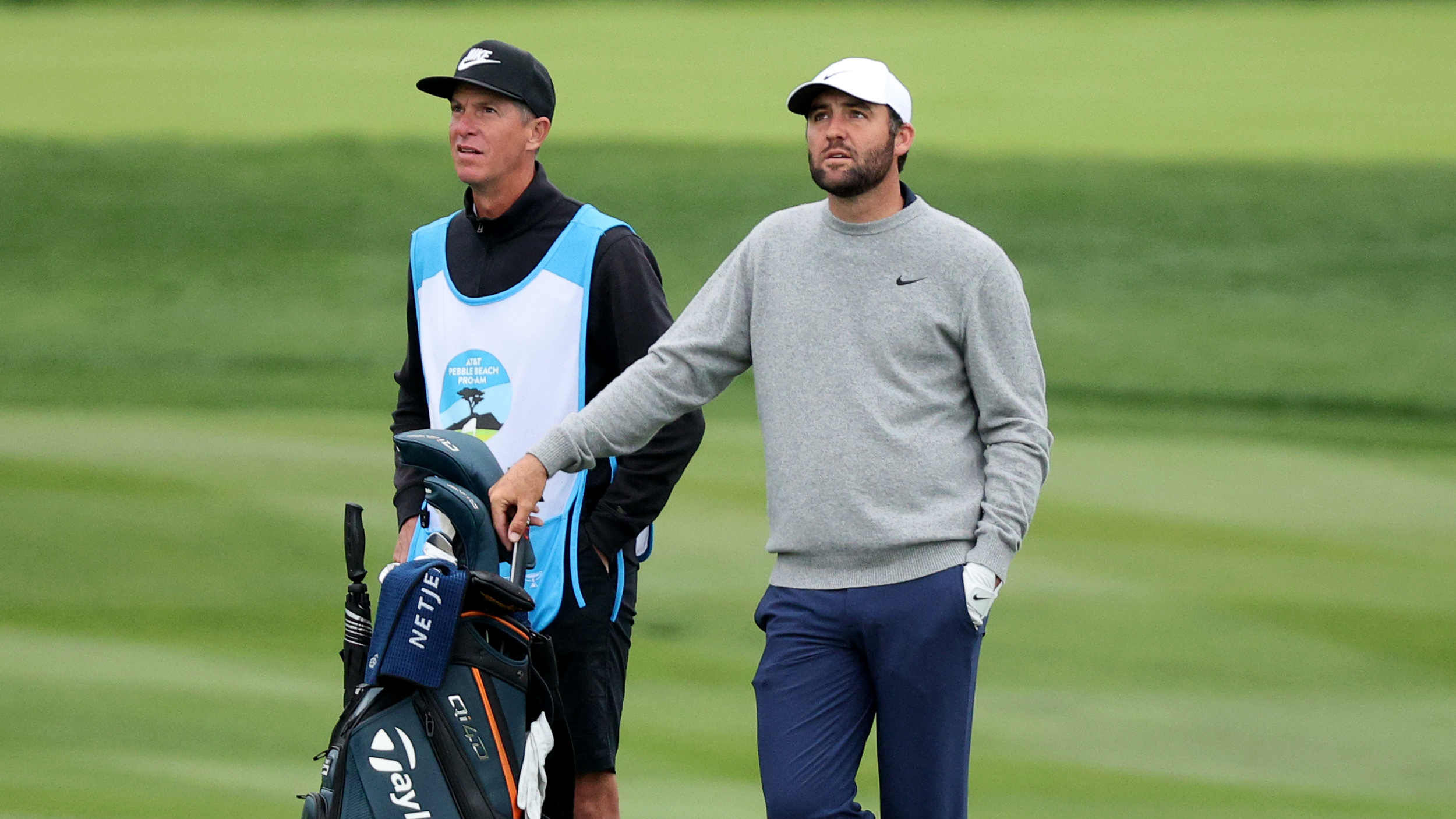 Ted Scott and Scottie Scheffler