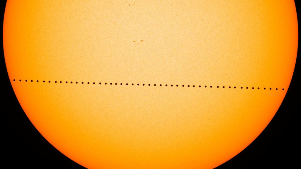 Monday, Mercury Makes Rare Appearance with a Trek Across the Sun. Here's How to Watch It.