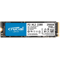 Crucial P2 250GB:  was $50, now $35 at Amazon
