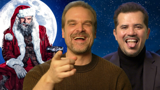 David Harbour and John Leguizamo in an interview with CinemaBlend.