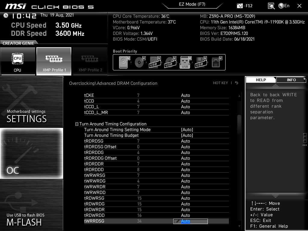 MSI MAG Z590-A Pro
