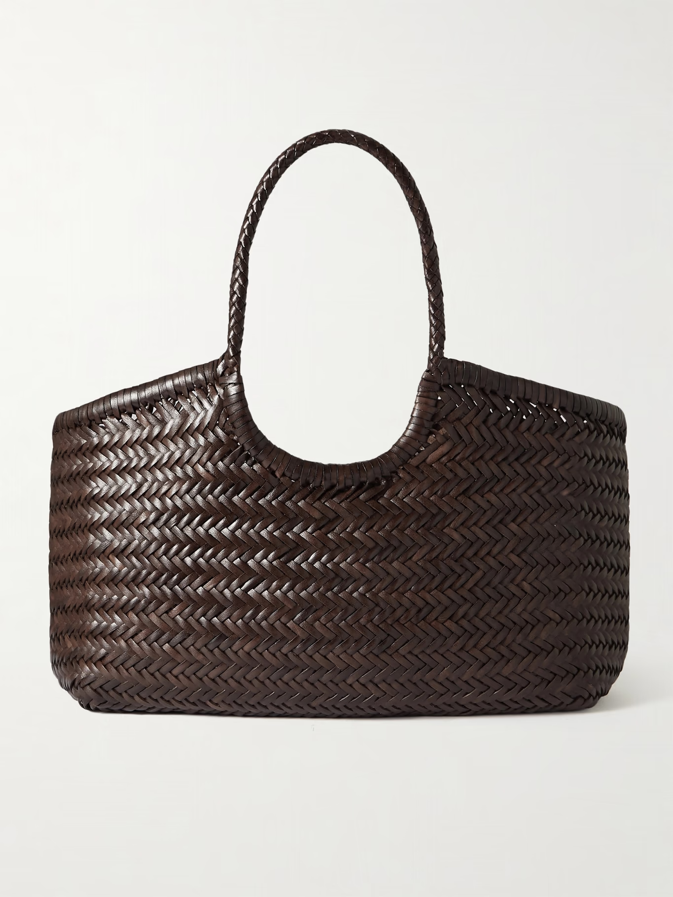 Dragon Diffusion, Nantucket Large Woven Leather Tote