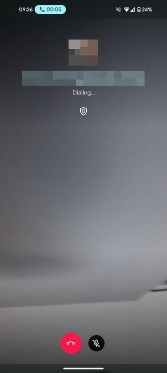 Google Phone app showing a Meet video call shortcut