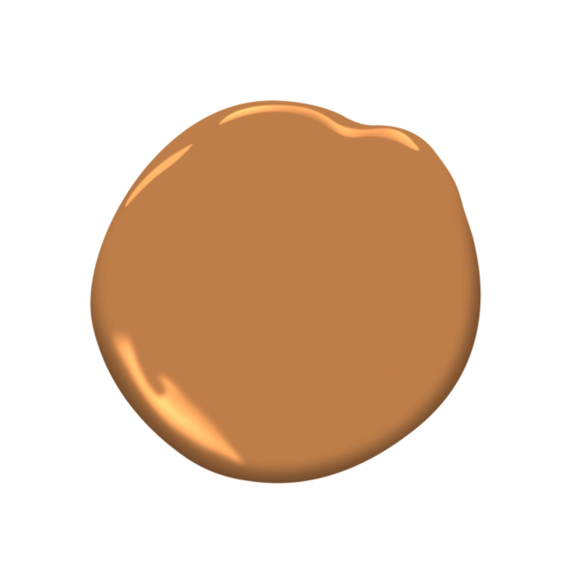 Ochre paint dollop