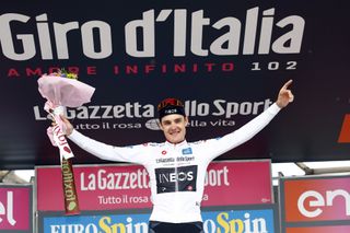 Pavel Sivakov (Ineos) moved into the best young riders jersey