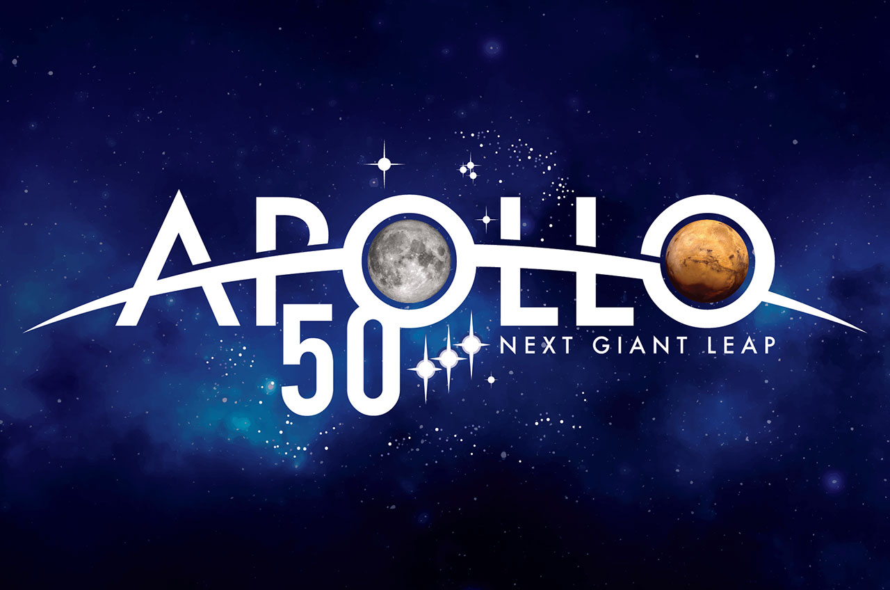 nasa apollo 50th anniversary logo