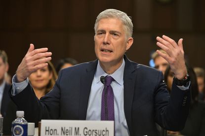 Supreme Court nominee and avowed human Neil Gorsuch.