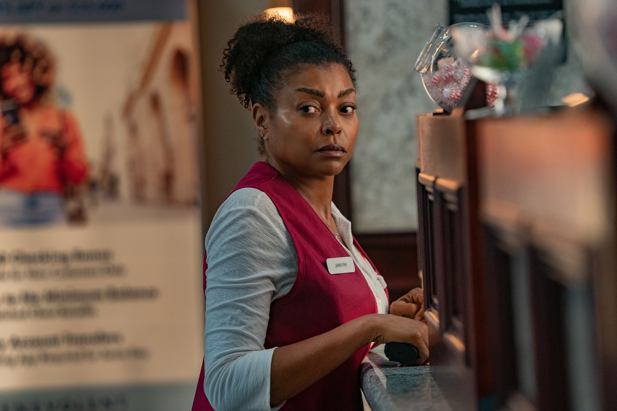 Straw. Taraji P. Henson as Janiyah Wiltkinson in Straw.