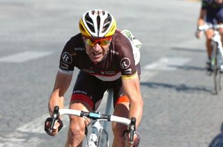 Jens Voigt (RadioShack-Nissan) goes on the attack