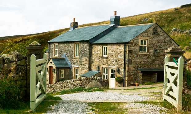 A run down cottage in the Yorkshire Dales has been lovingly restored into a charming, family home