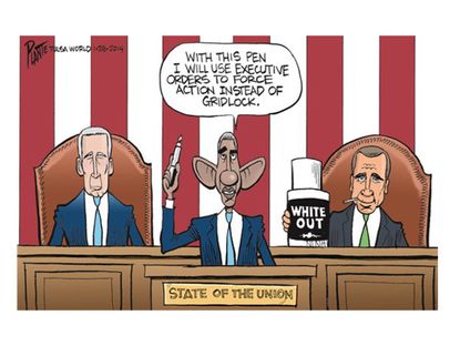 Obama cartoon State of the Union