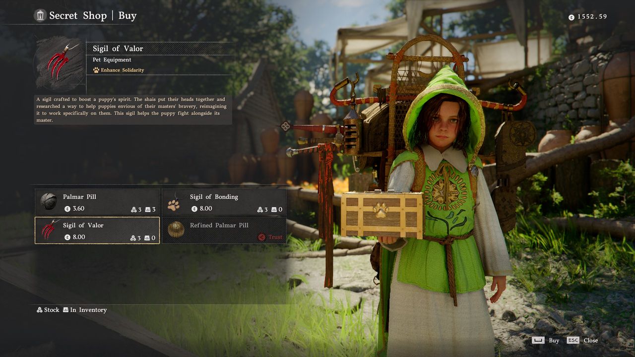 Crimson Desert Sigil of Valor - Lacey