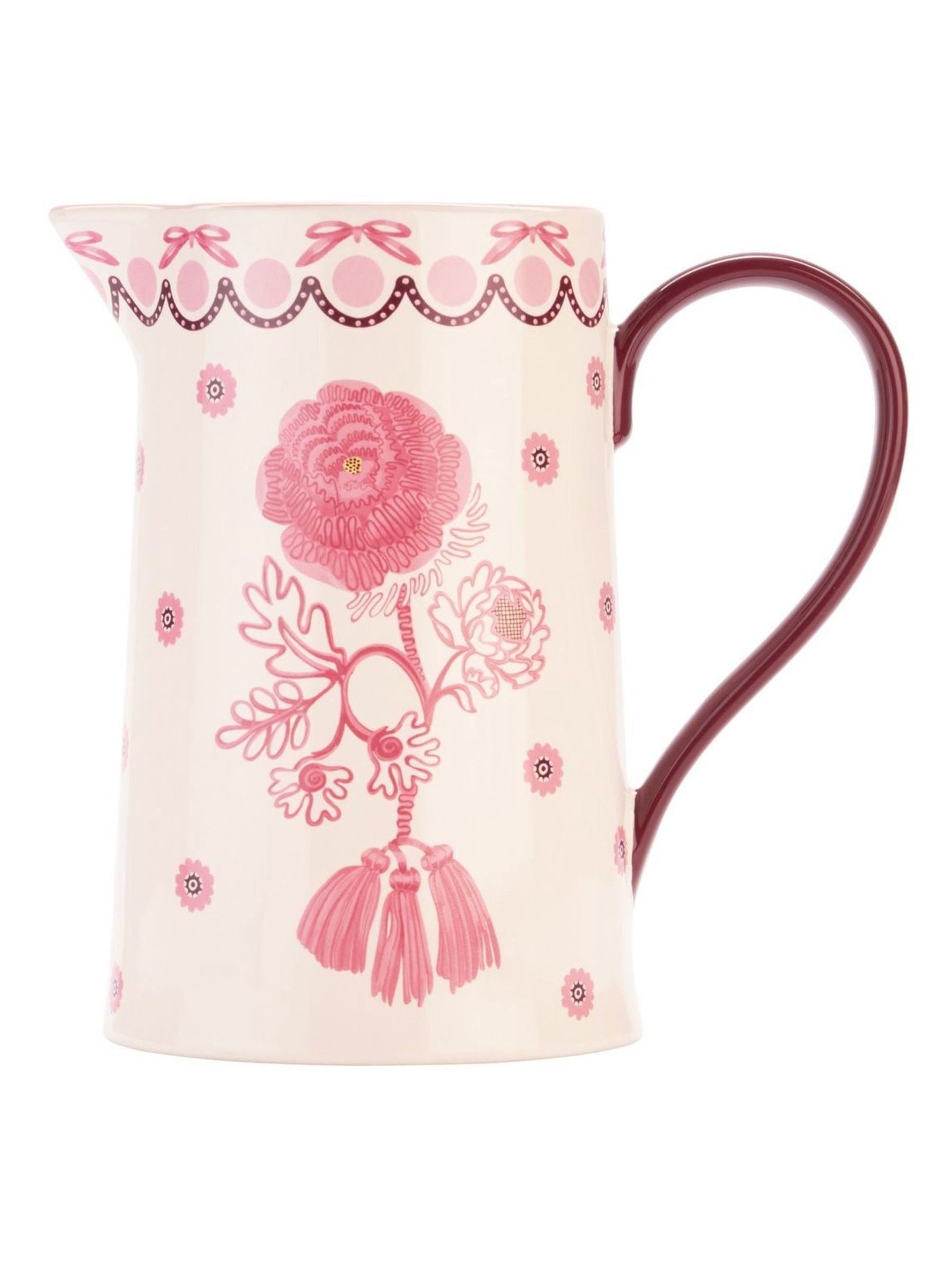 Cath Kidston Pink Spitalfields Silk Pitcher Jug