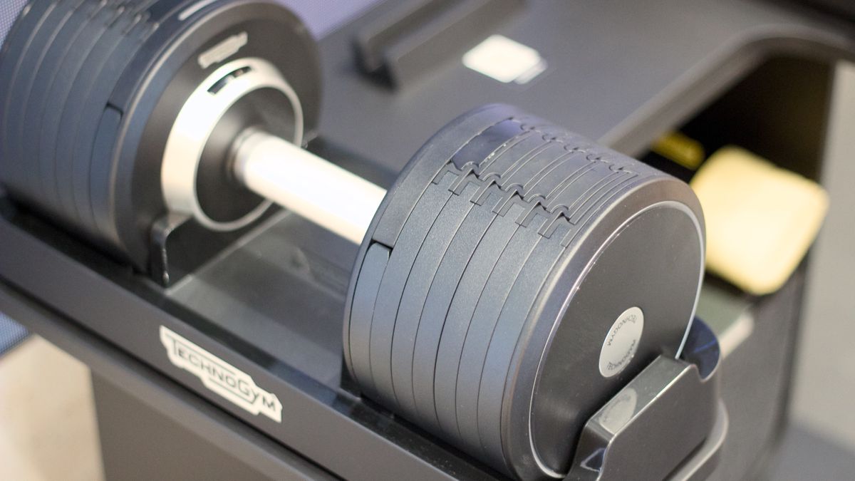 Technogym’s mega-expensive, AI-powered dumbbells might be my pick for the hottest fitness product of the year