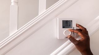 Thermostat on the wall