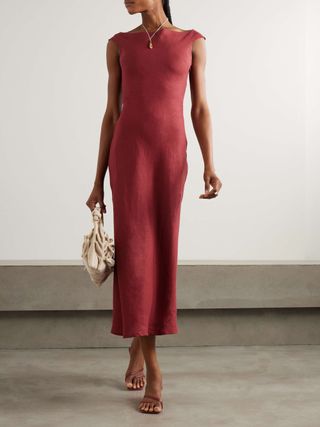 Ilride Linen Midi Dress