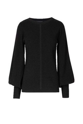 Clothing, Black, Outerwear, Sleeve, Jacket, Top, Blouse, Blazer, Sweater, Coat,