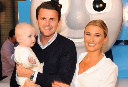 Billie Faiers with her fiance Greg and their daughter Nellie