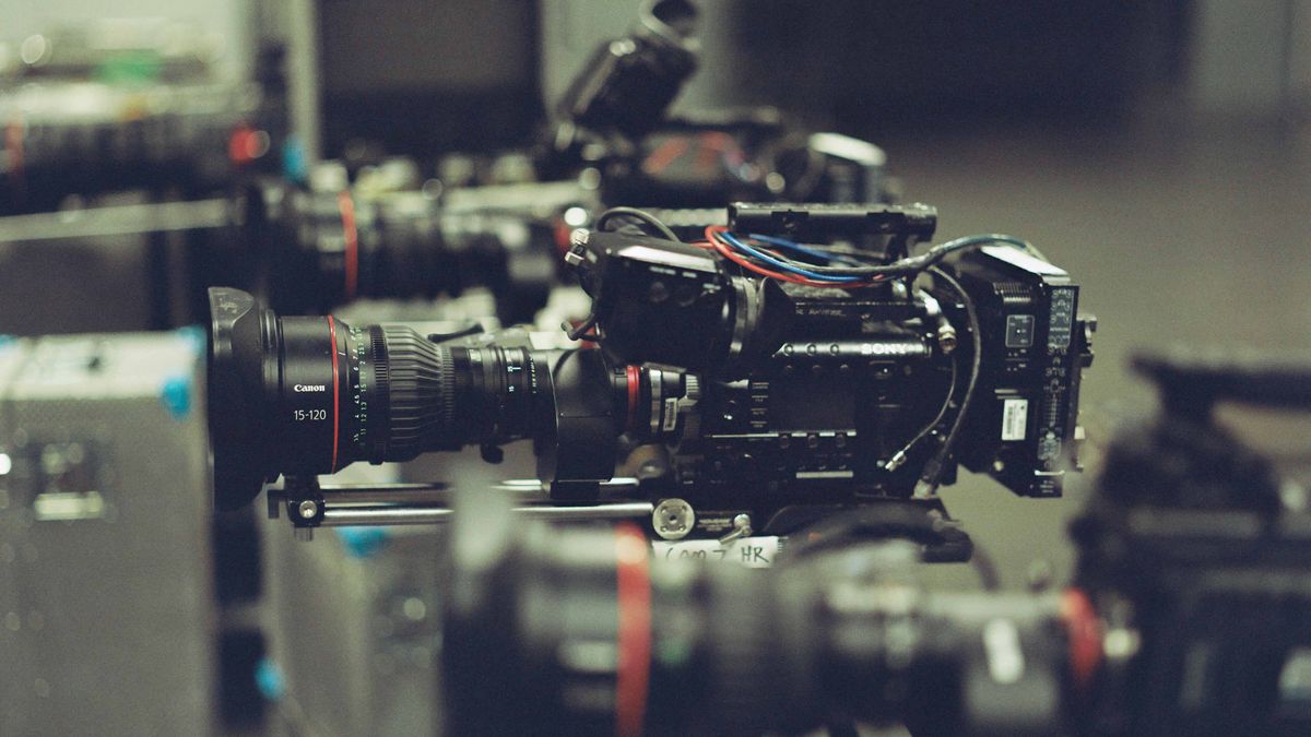 Cameras being used for live production. 