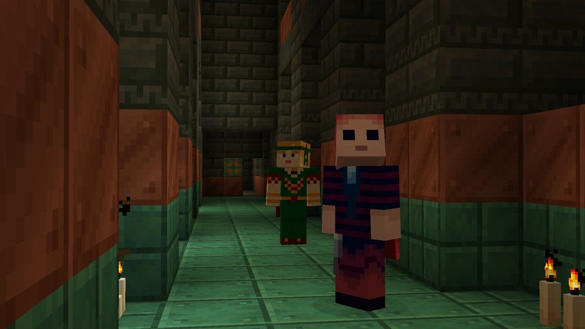 Image of Minecraft 1.21's Trial Chambers and copper bulbs.