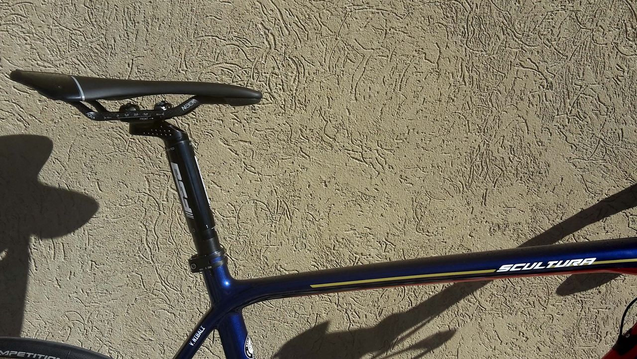 Nibali can twist his seatpost while riding