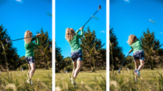 Katie Dawkins Playing Fling Golf