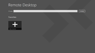 The Metro Remote Desktop app is designed for touchscreens.
