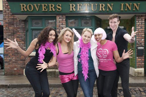 Corrie&#039;s Sally Dynevor supports Race for Life