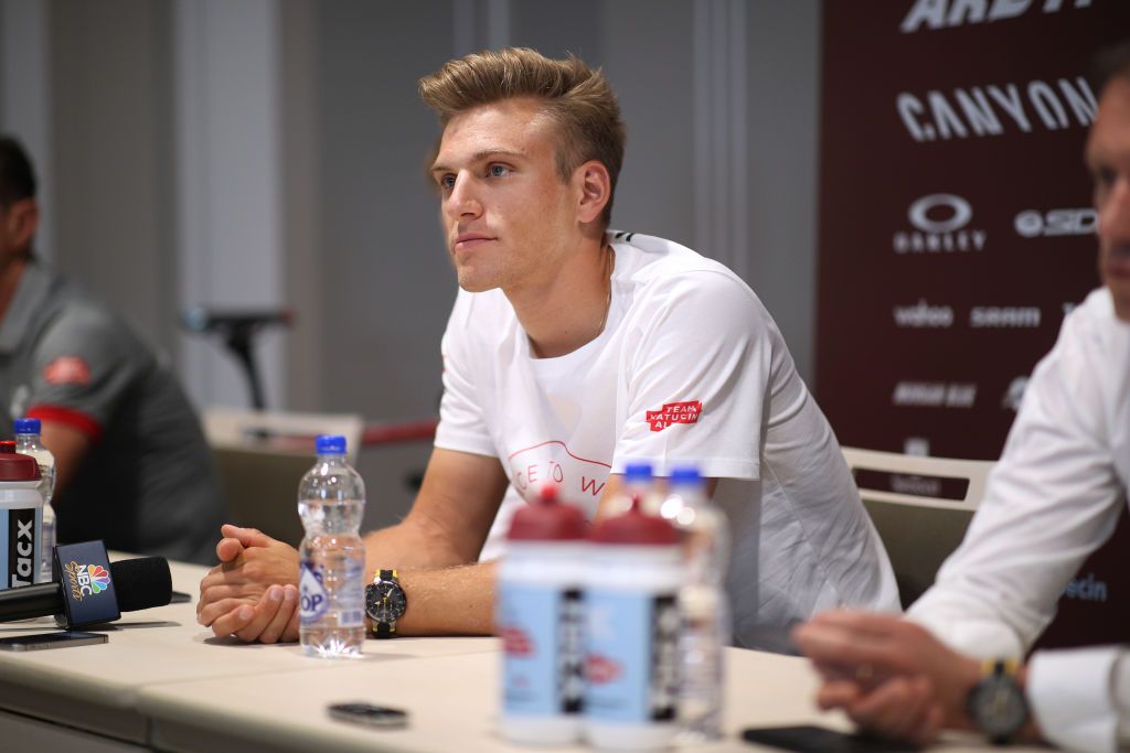 Marcel Kittel at Katusha-Alpecin's Tour de France press conference